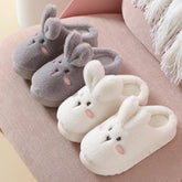 Women Lovely Bunny Rabbit Slides Indoor Bedroom Platform-BS01079-Veeddydropshipping